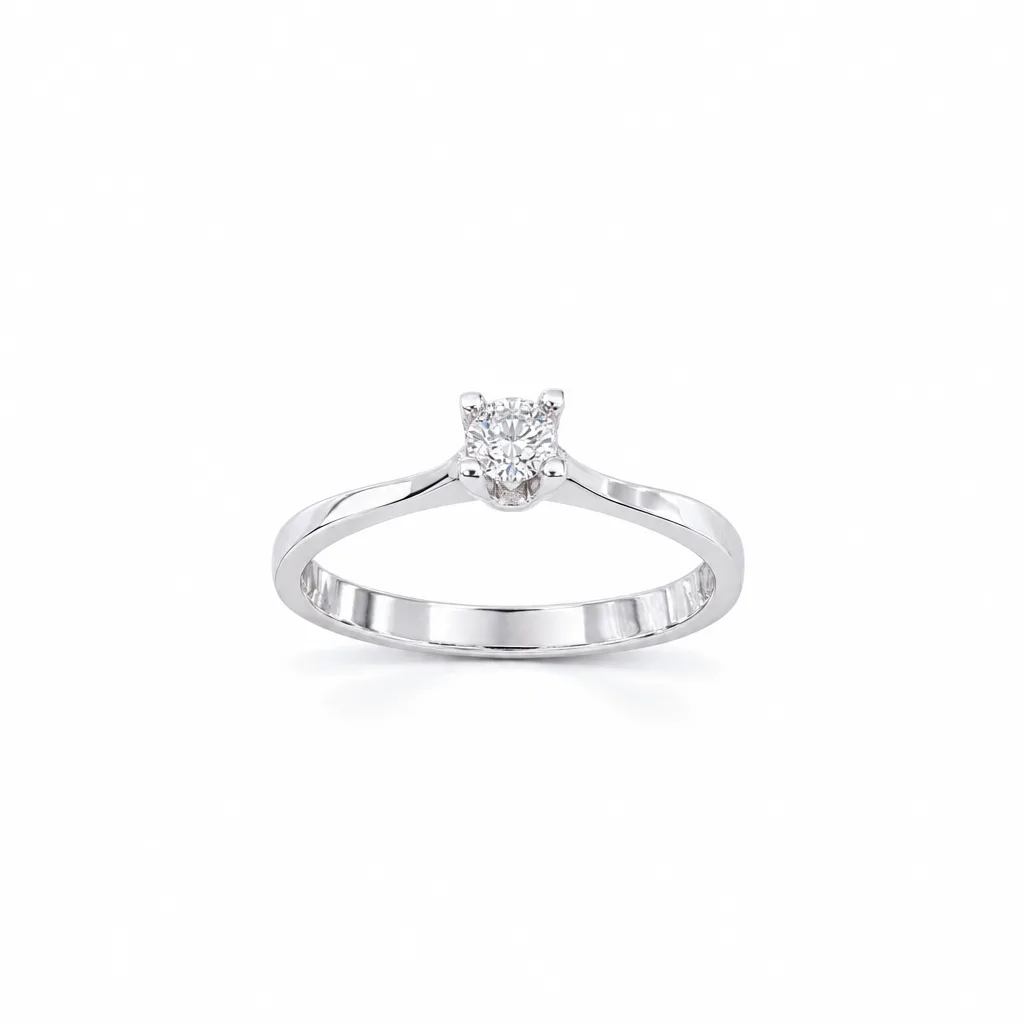 18 Ayar 0,02 ct Pırlantalı Yüzük