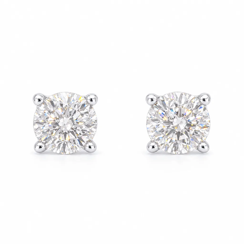 14 Ayar 2,08 ct Pırlantalı Küpe