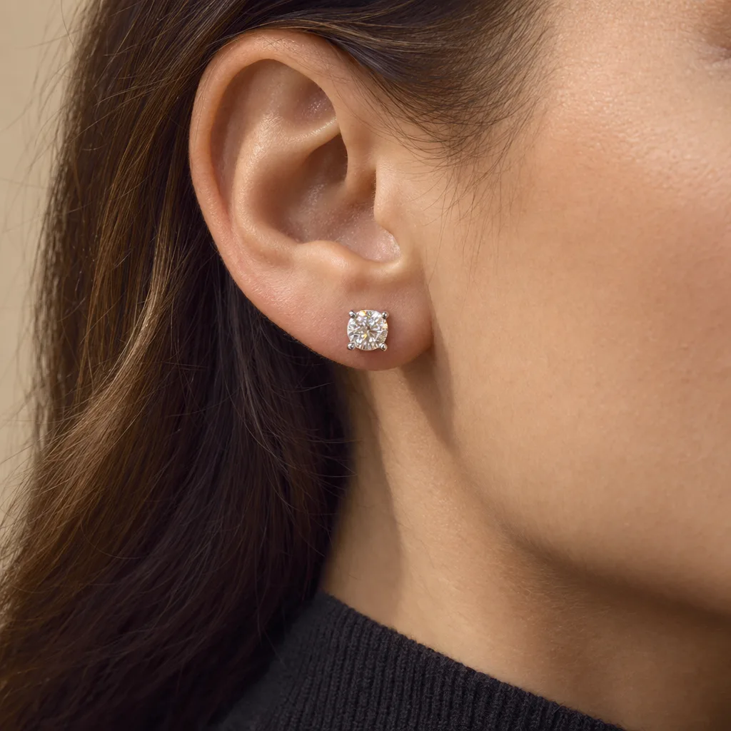 14 Ayar 2,08 ct Pırlantalı Küpe
