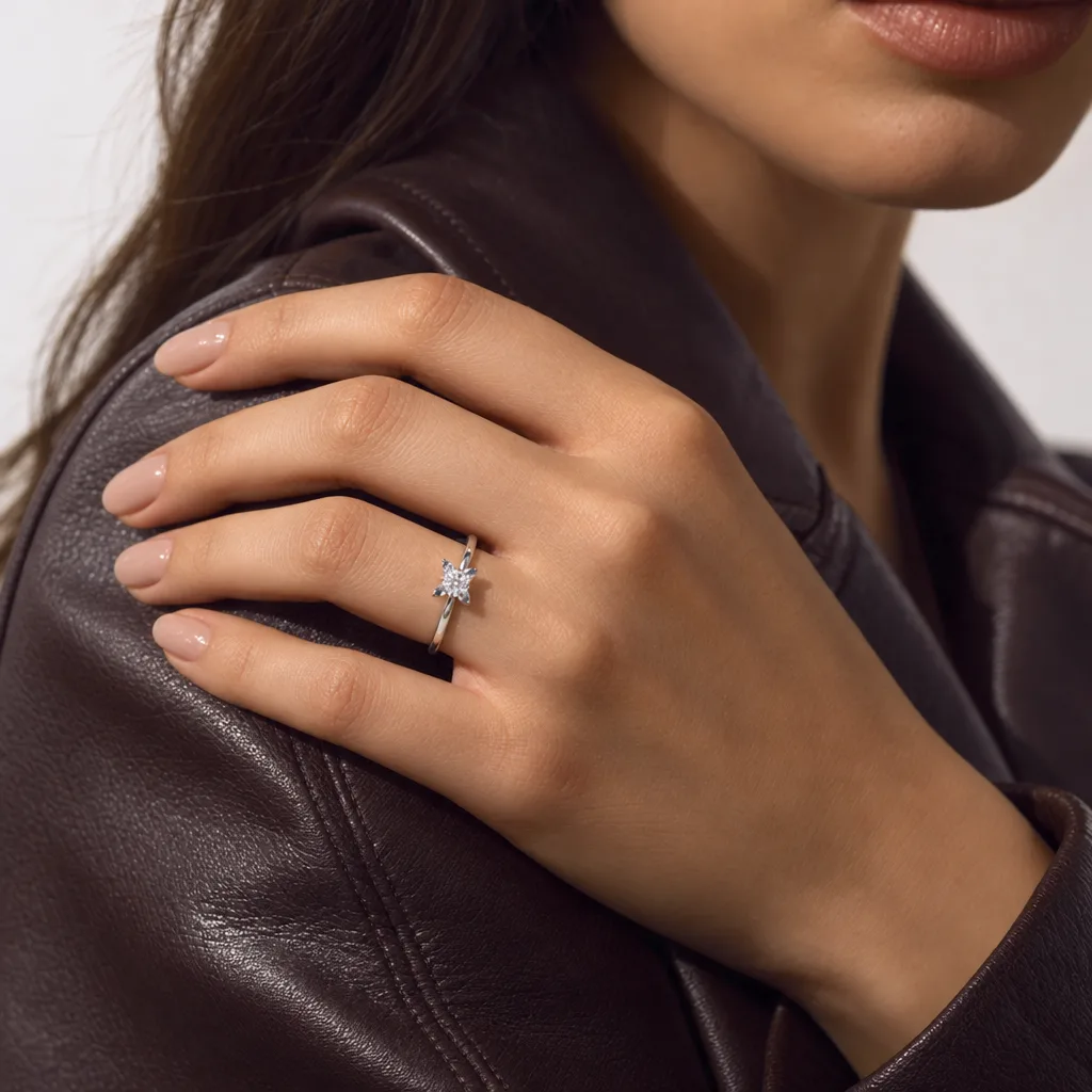 14 Ayar 0,40 ct Pırlantalı Yüzük