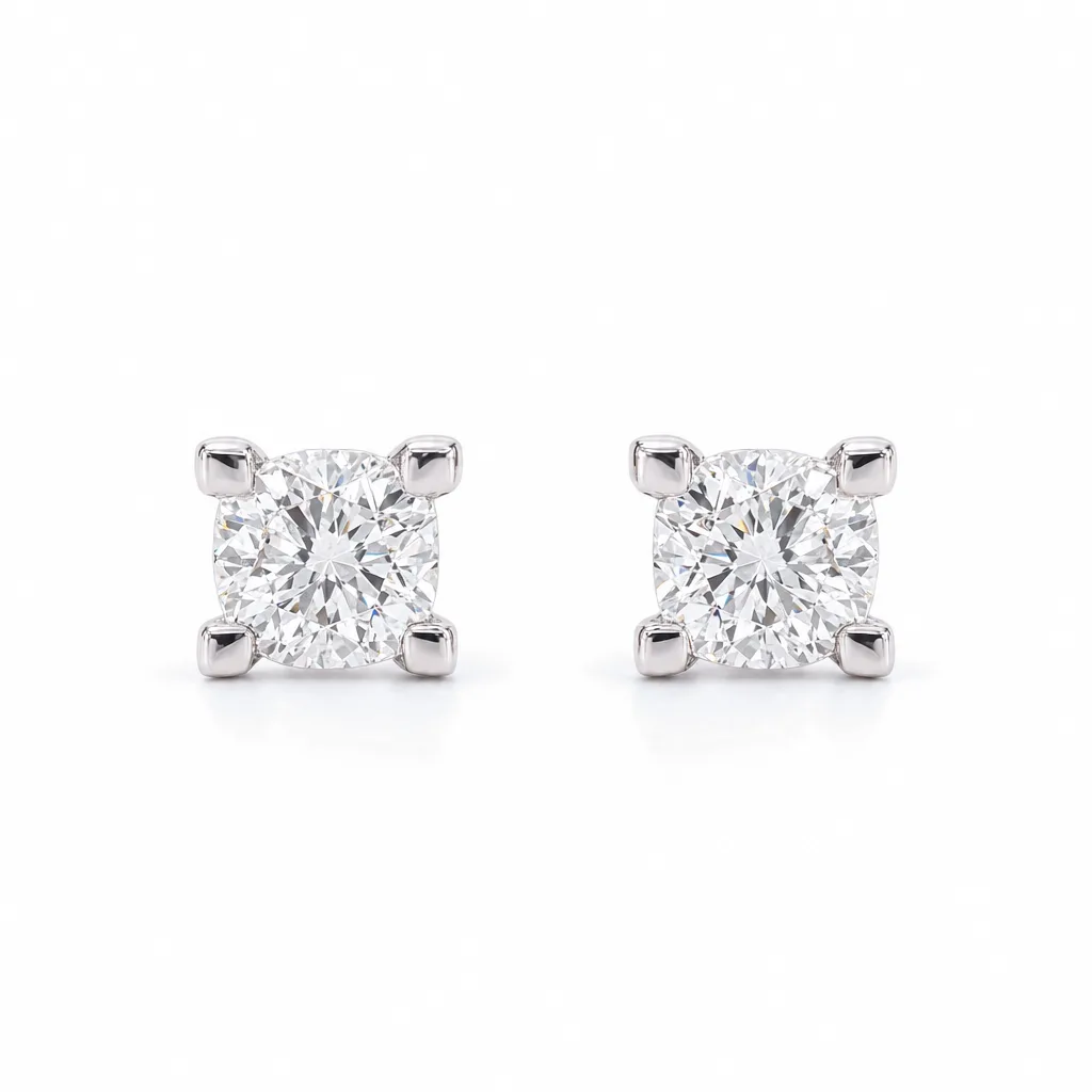 14 Ayar 0,80 ct Pırlanta Küpe