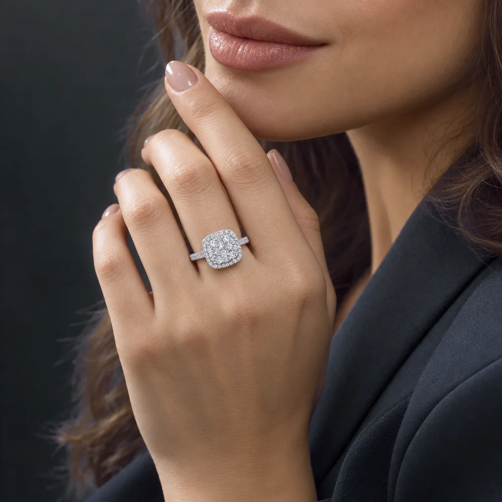 14 Ayar 1,10 ct Pırlantalı Yüzük