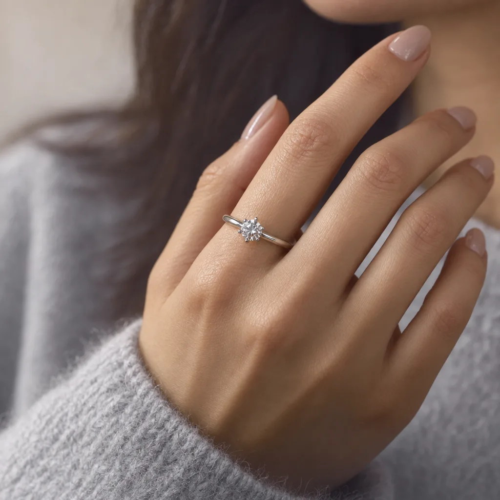 14 Ayar 0,41 ct Pırlanta Yüzük
