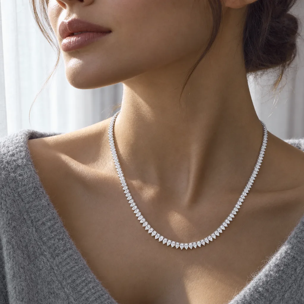 14 Ayar 3,82 ct Pırlanta Kolye