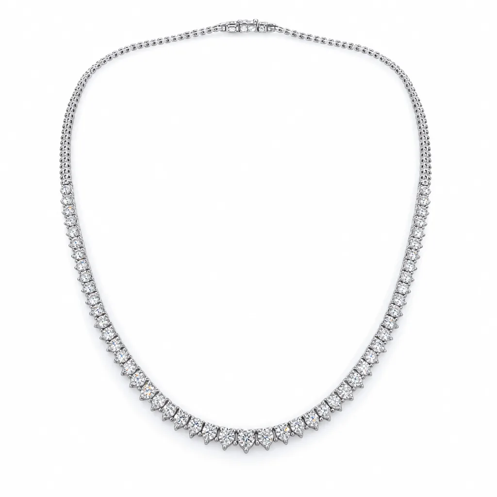 14 Ayar 9,48 ct Pırlanta Kolye