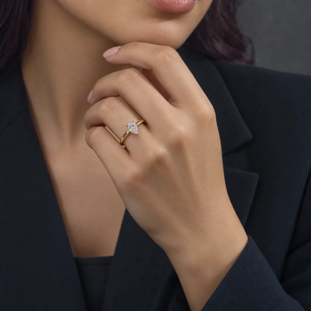 14 Ayar 1,02 ct Pırlanta Yüzük