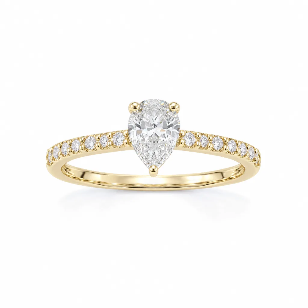 14 Ayar 0,52 ct Pırlanta Yüzük