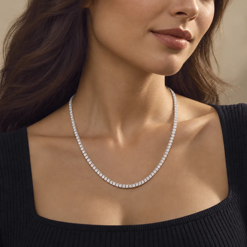 18 Ayar 5,00 ct Pırlantalı Kolye