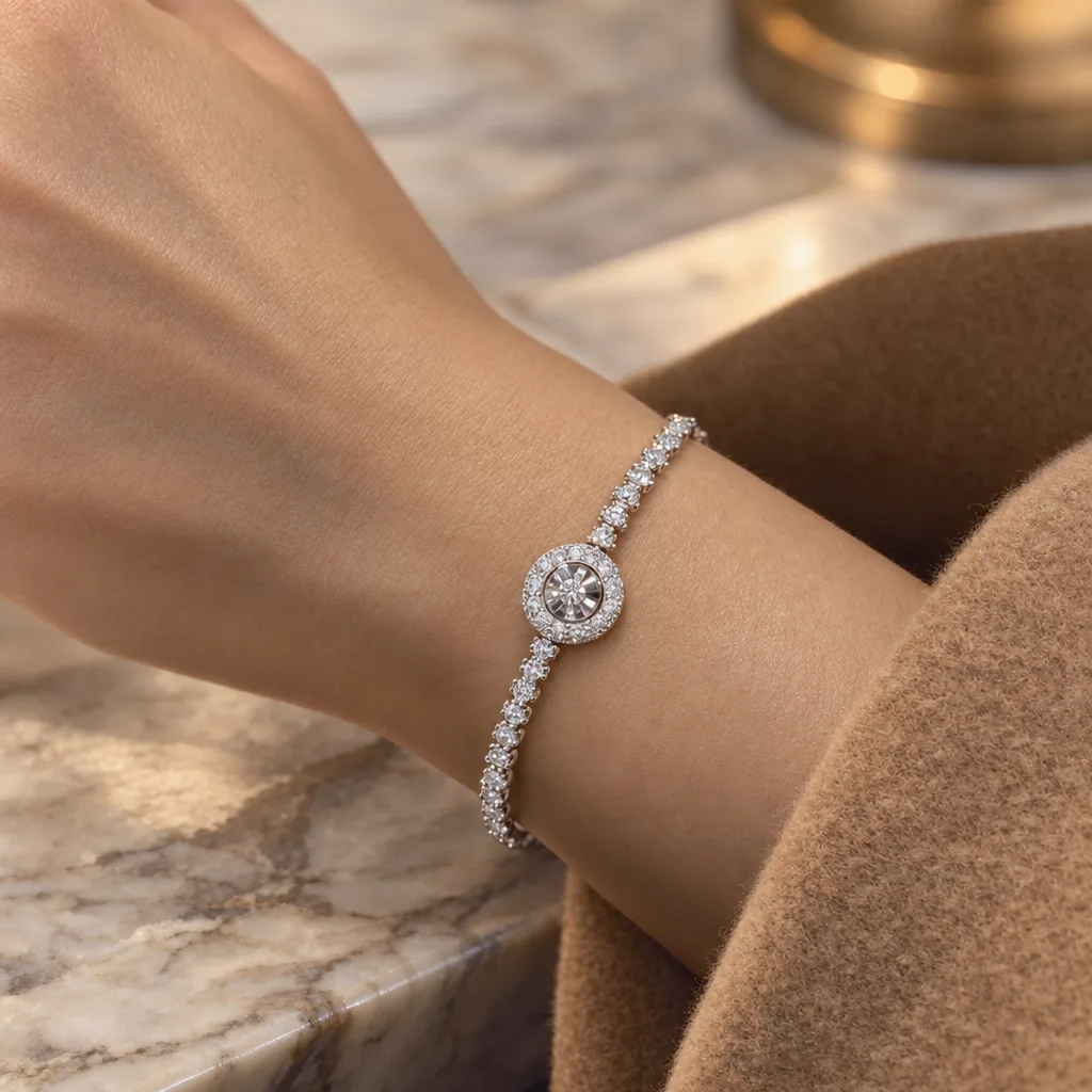 14 Ayar 0,72 ct Pırlanta Bileklik