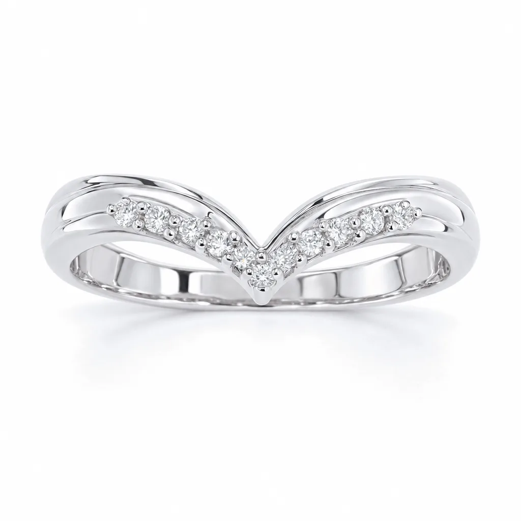 14 Ayar 0,13 ct Pırlantalı Kanat Yüzük