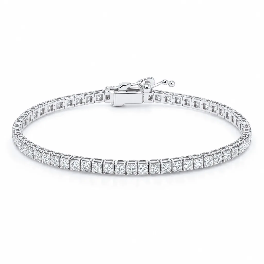 14 Ayar 0,99 ct Pırlanta Su Yolu Bileklik